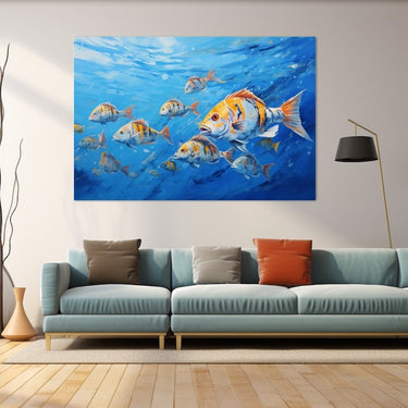 Fish Painting on Canvas